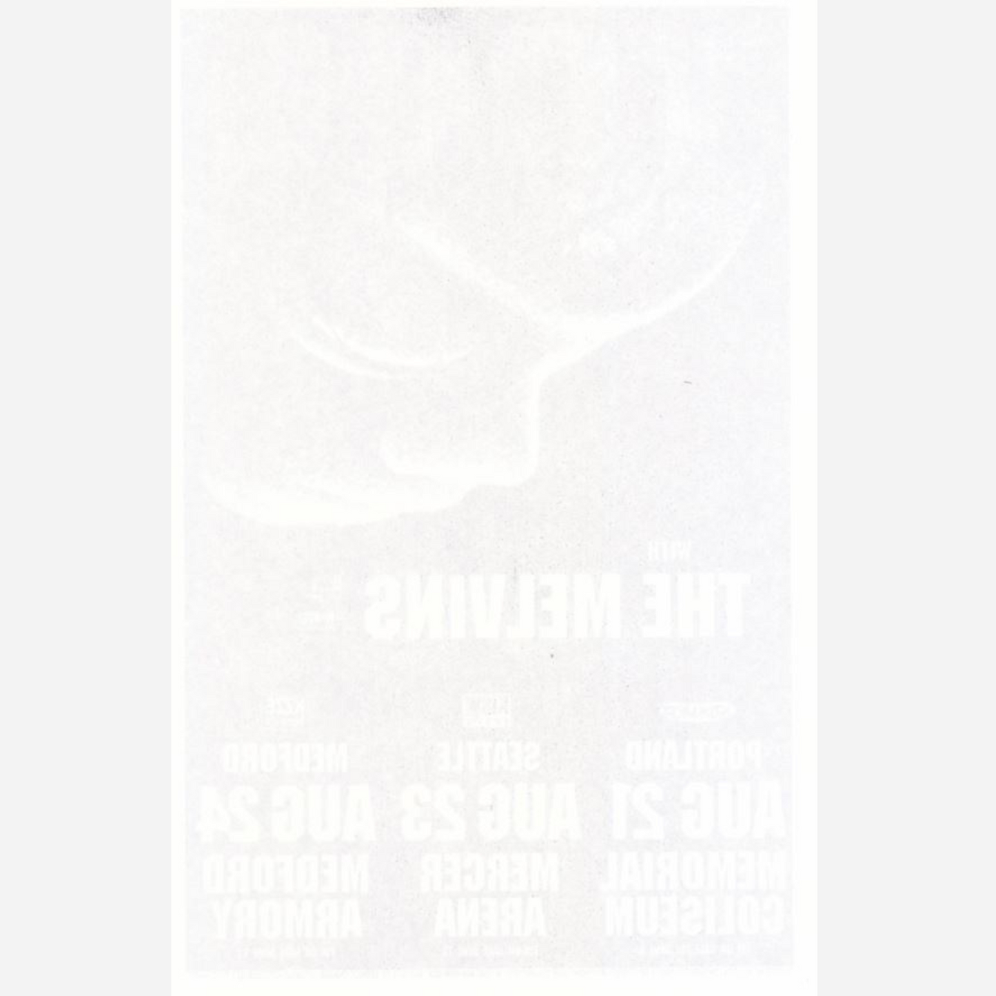 2003 Foo Fighters Salem Armory Póster original RM 95 Mint