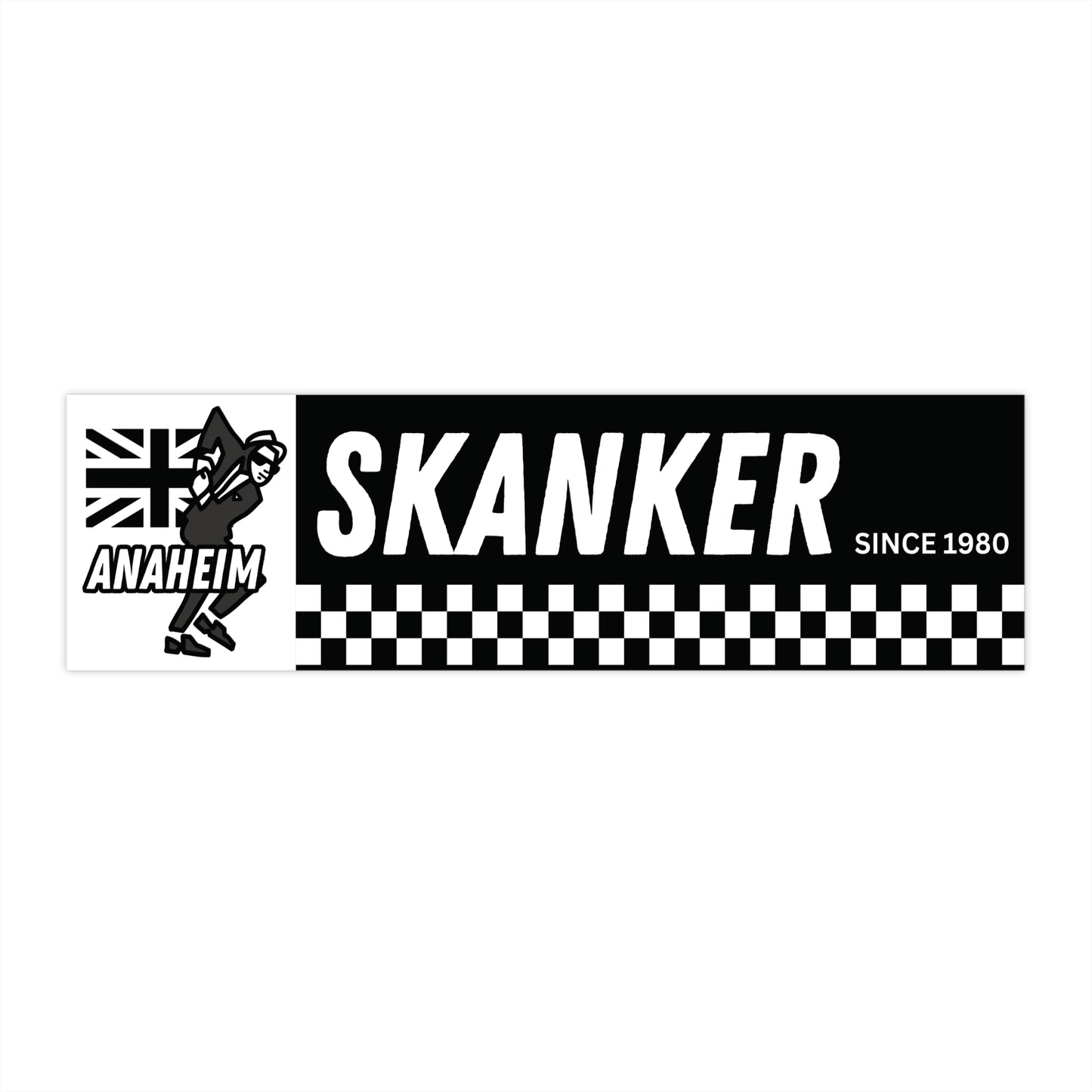 Personalized Ska Bumper Sticker