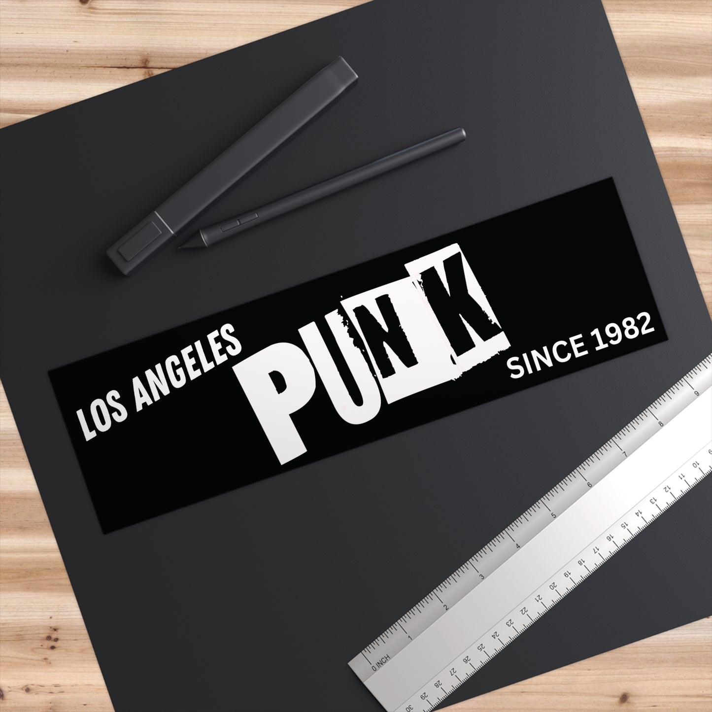 Personalized Punk Bumper Sticker