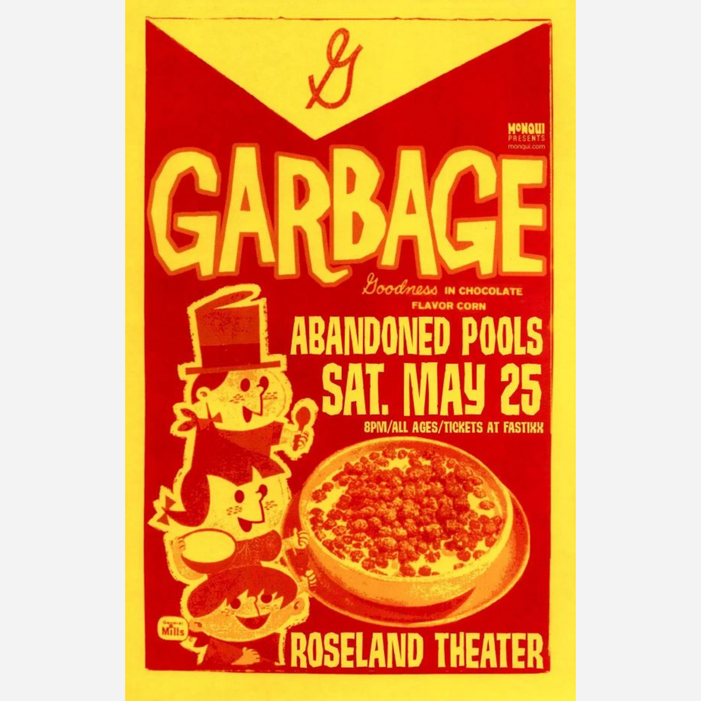 Garbage 2002 Roseland Theater | Rare & Near Mint