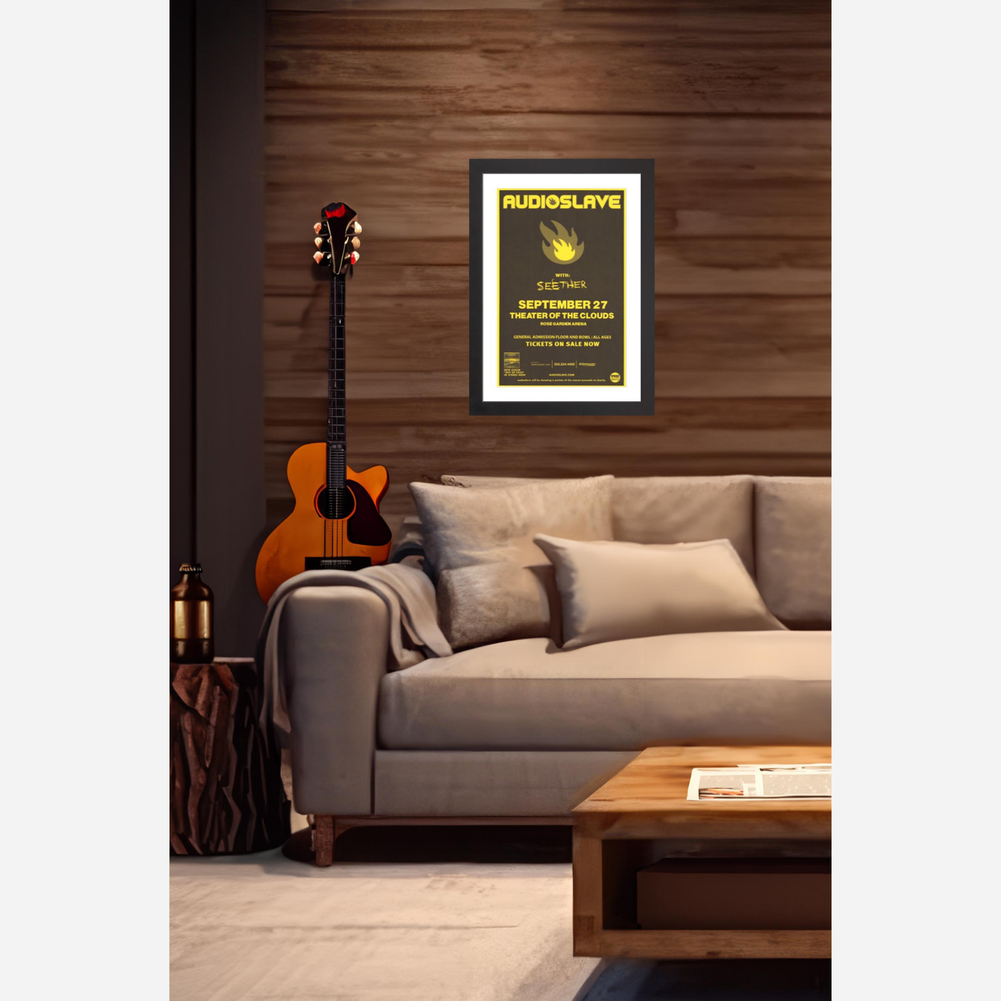 2003 Foo Fighters Salem Armory Póster original RM 95 Mint