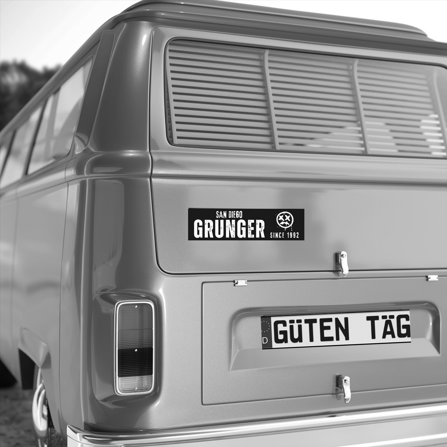 Personalized Grunge Bumper Sticker