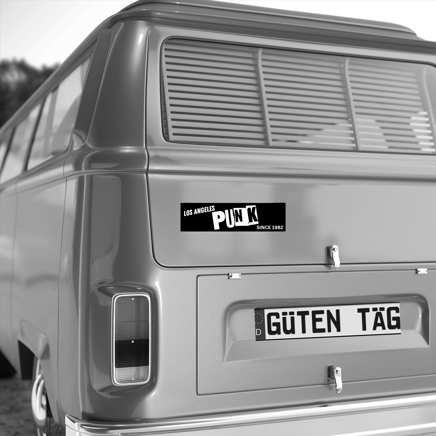 Personalized Punk Bumper Sticker