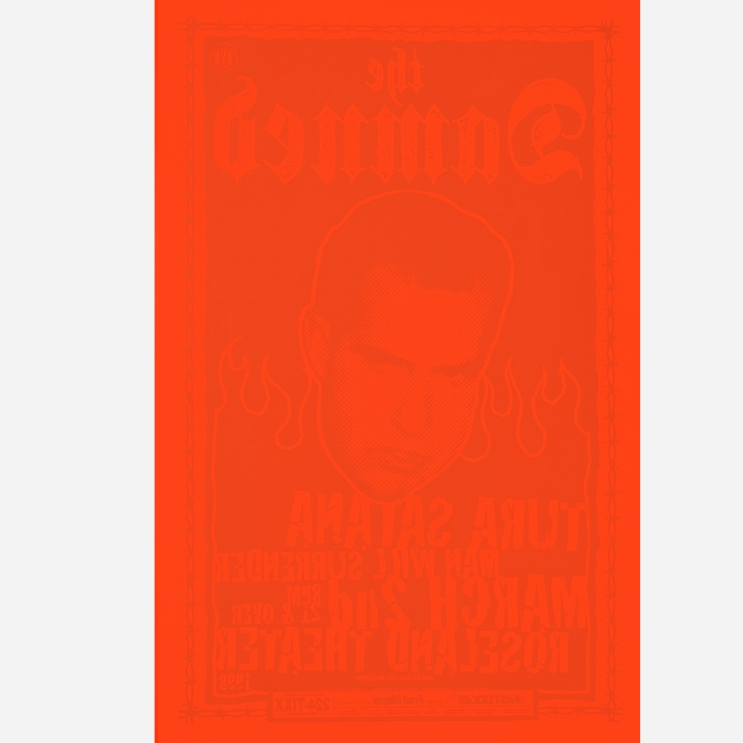 The Damned 1998 Roseland Theater | Rare & Near Mint
