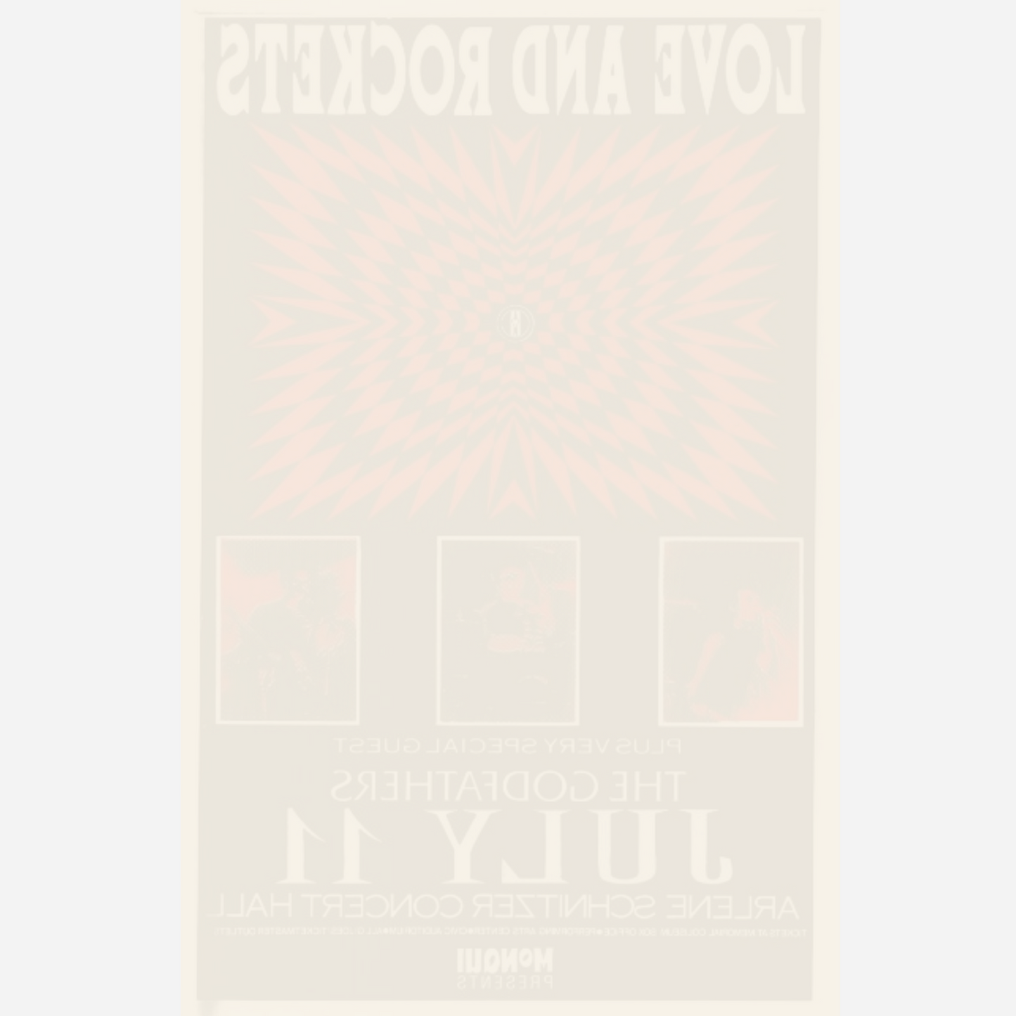2003 Foo Fighters Salem Armory Póster original RM 95 Mint