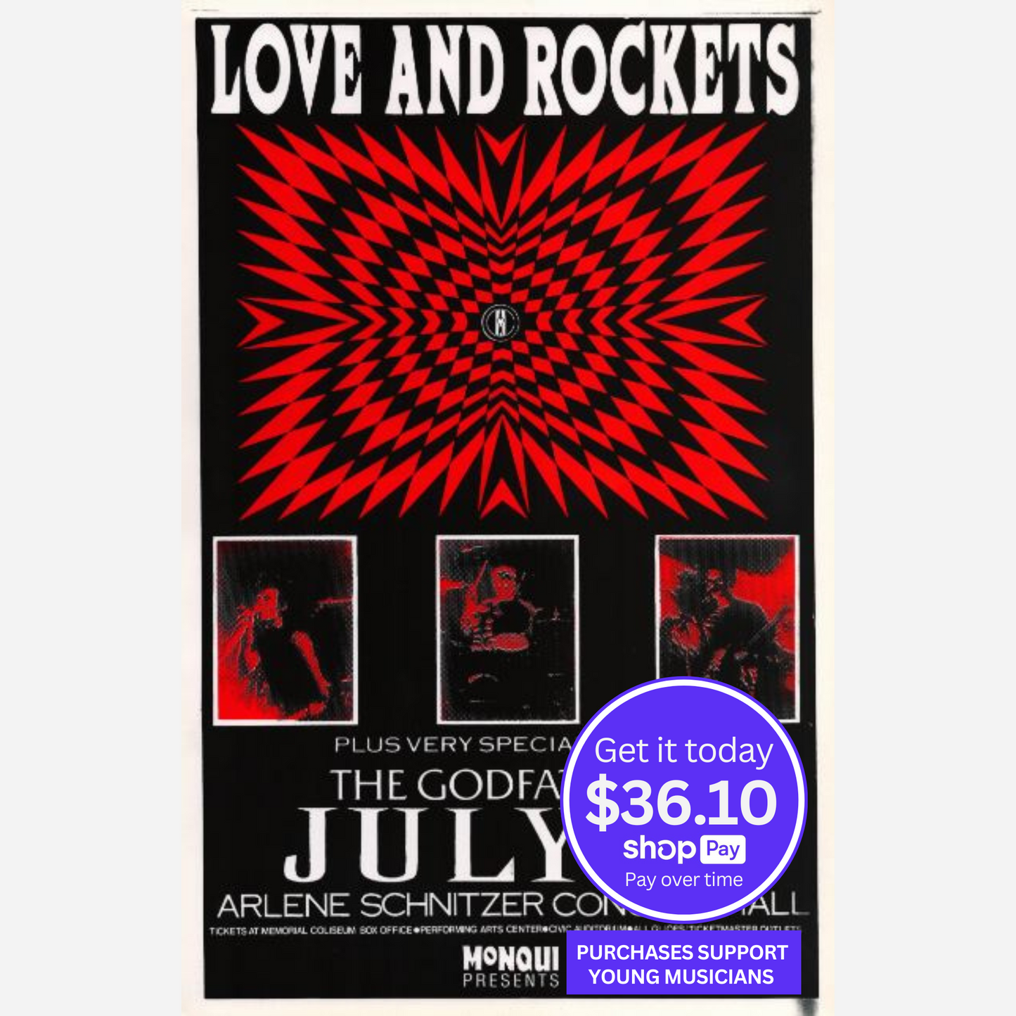 2003 Foo Fighters Salem Armory Póster original RM 95 Mint