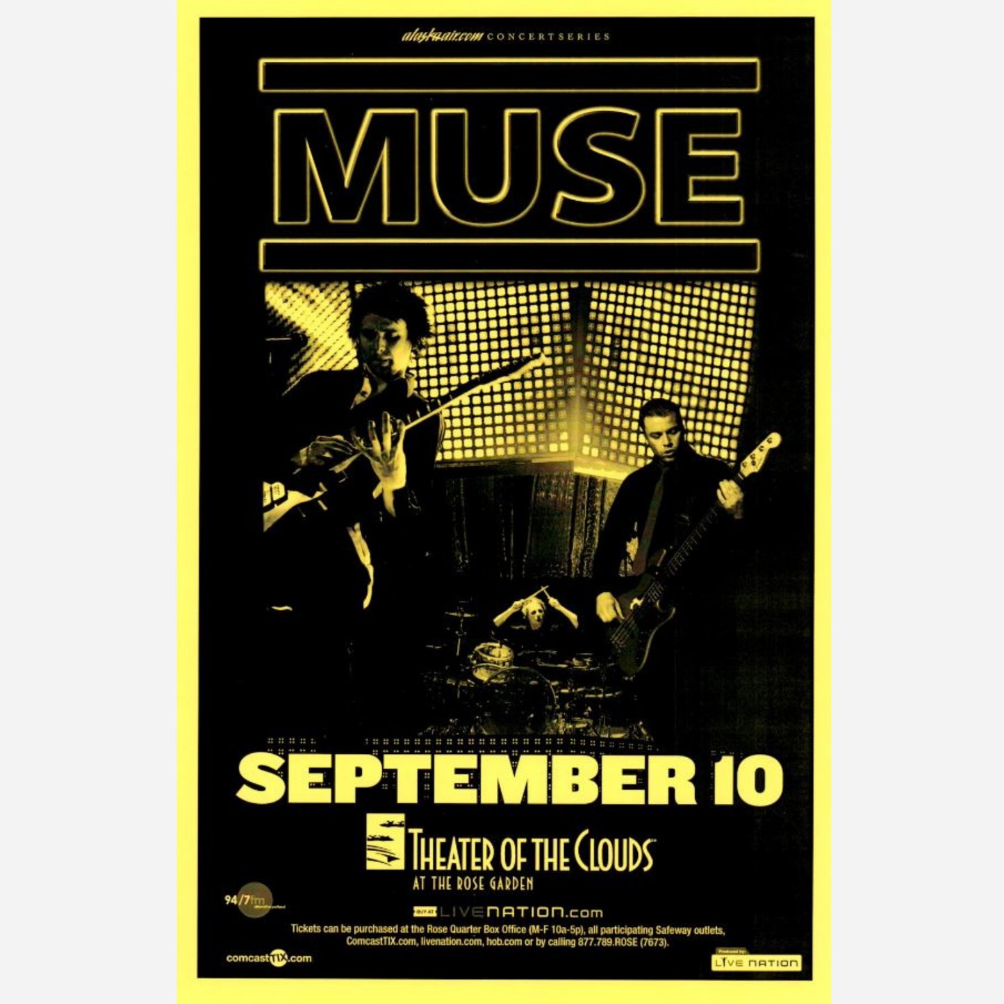 Muse 2007 Theater of the Clouds | Rare & Near Mint