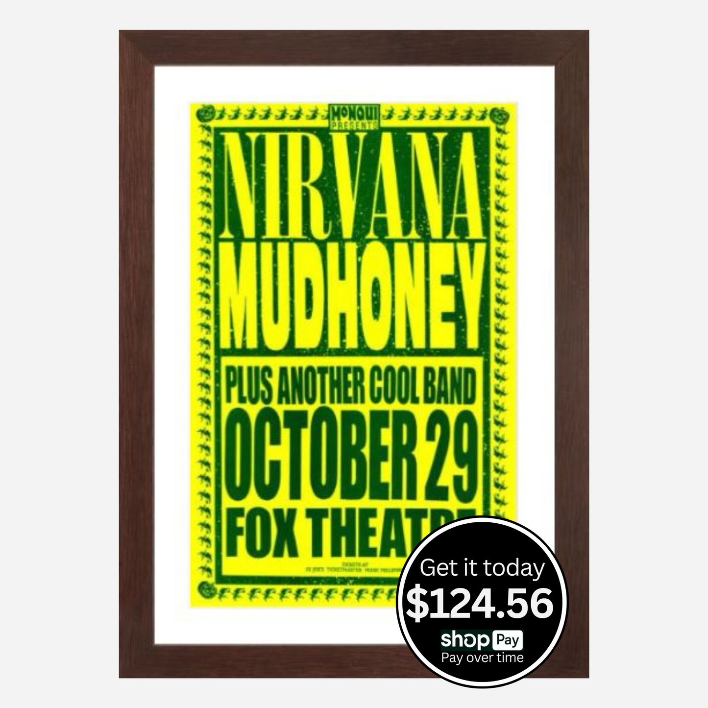 2003 Foo Fighters Salem Armory Póster original RM 95 Mint
