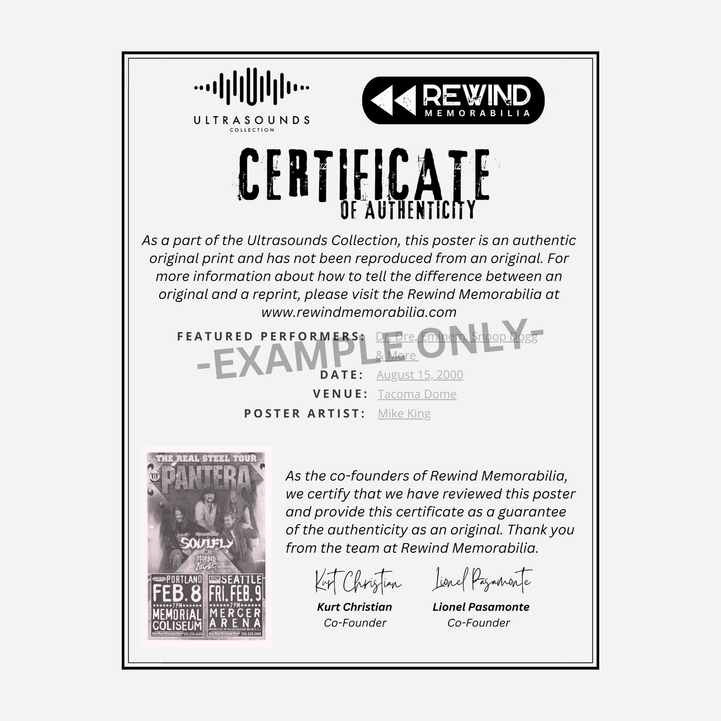 Pantera Memorial Coliseum & Mercer Arena  | Rare & Near Mint
