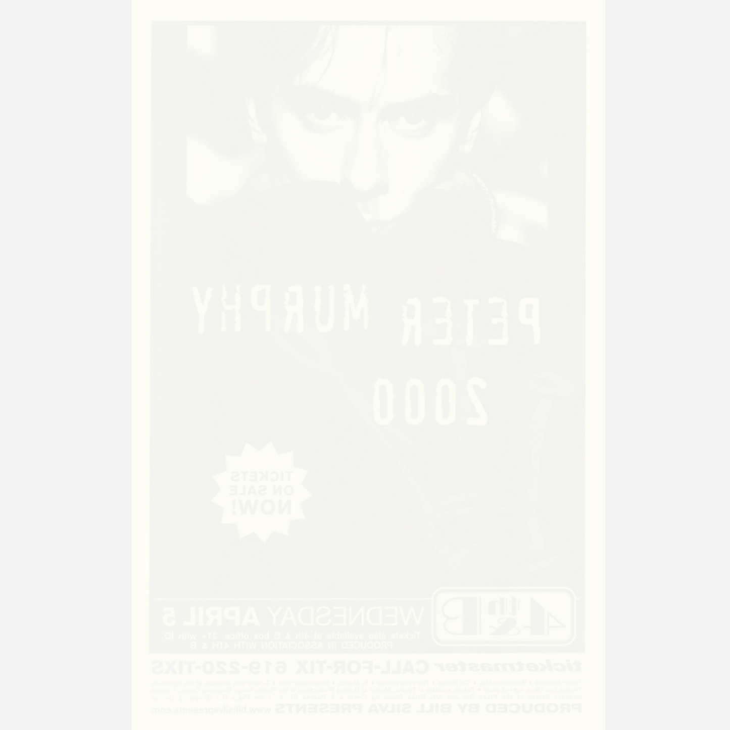 Peter Murphy 2000 4th & B| Rare & Near Mint