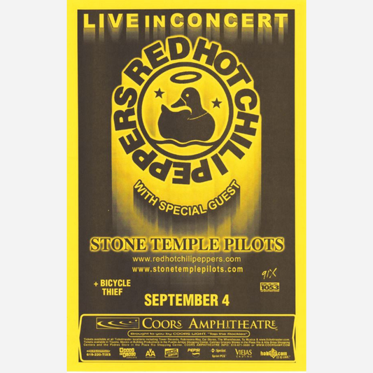 2003 Foo Fighters Salem Armory Póster original RM 95 Mint