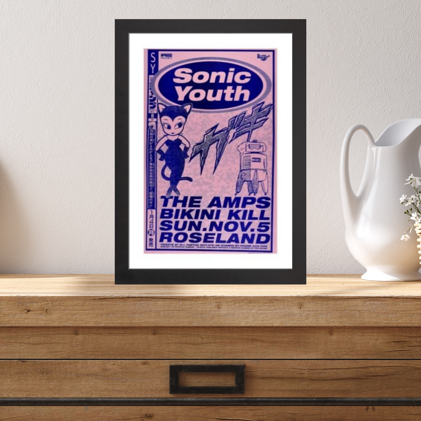 2003 Foo Fighters Salem Armory Póster original RM 95 Mint