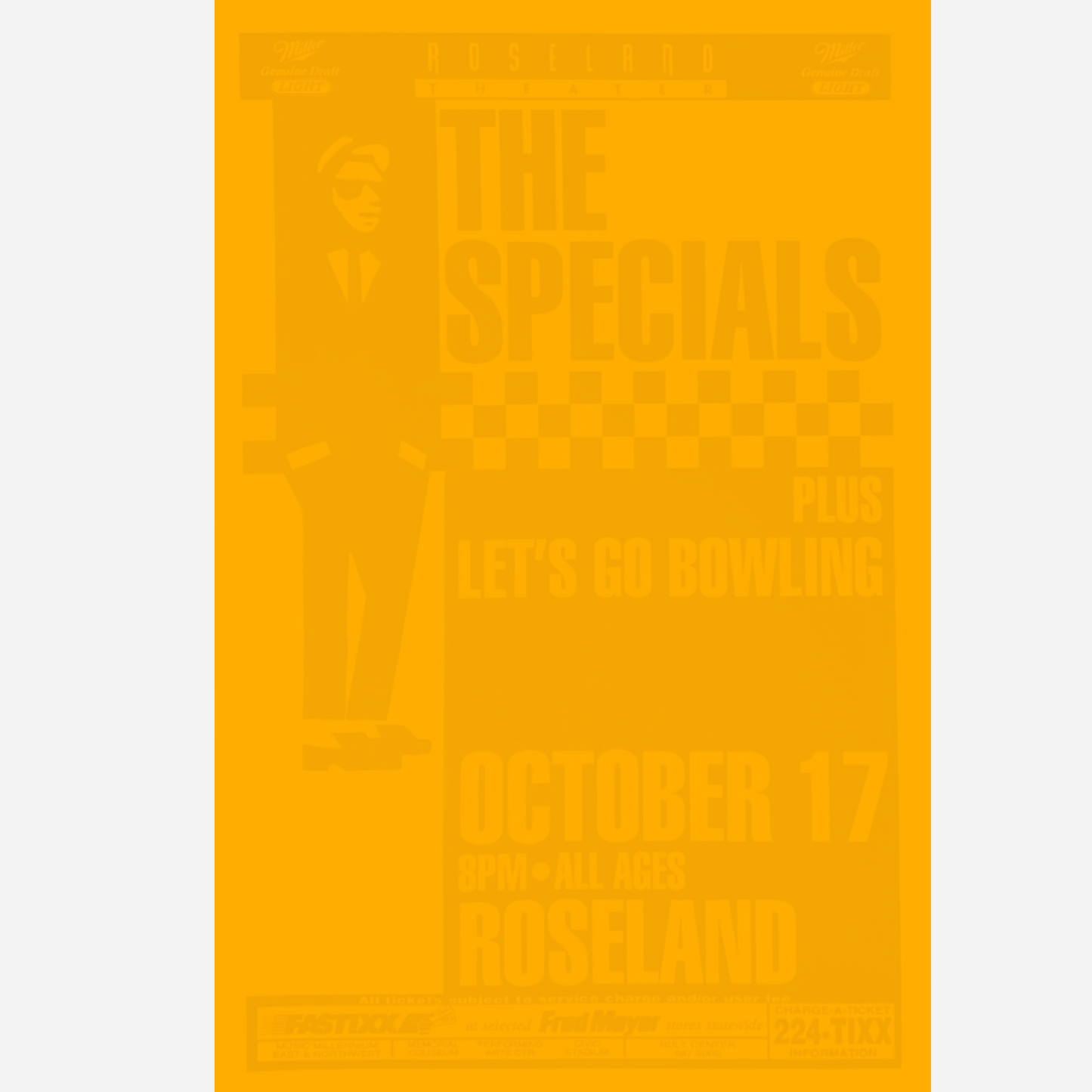The Specials 1994 Roseland Theater Original Poster | Rare
