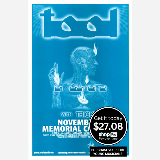 2003 Foo Fighters Salem Armory Póster original RM 95 Mint